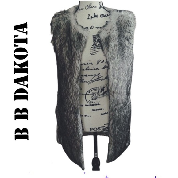 BB Dakota Jackets & Blazers - BB DAKOTA FUR THER ADO FAUX FOX FUR VEST